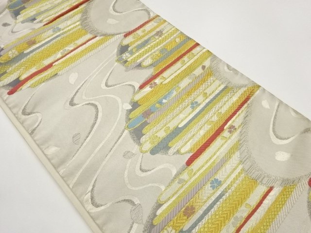 JAPANESE FUKURO OBI / WOVEN SAKURA